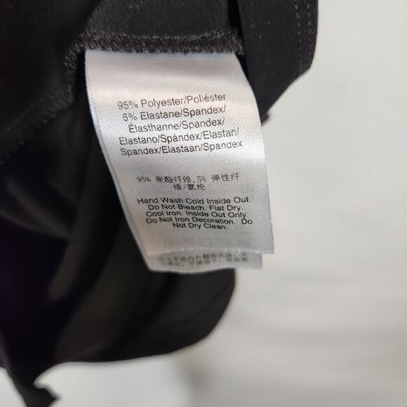 DKNY Women's Beaded Neckline Tee in Black - Size Medium - Picture 5 of 6